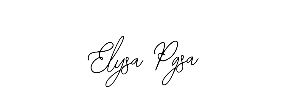 Similarly Bearetta-2O07w is the best handwritten signature design. Signature creator online .You can use it as an online autograph creator for name Elysa Pgsa. Elysa Pgsa signature style 12 images and pictures png