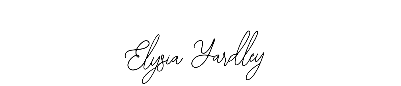 How to make Elysia Yardley signature? Bearetta-2O07w is a professional autograph style. Create handwritten signature for Elysia Yardley name. Elysia Yardley signature style 12 images and pictures png