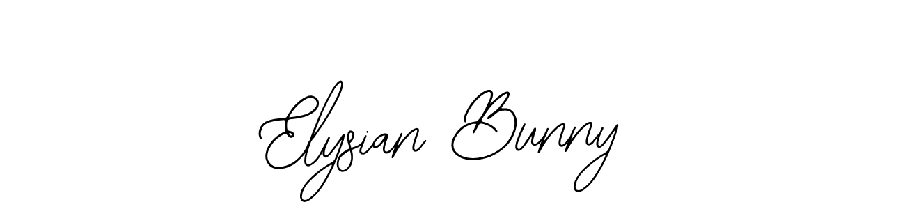 Bearetta-2O07w is a professional signature style that is perfect for those who want to add a touch of class to their signature. It is also a great choice for those who want to make their signature more unique. Get Elysian Bunny name to fancy signature for free. Elysian Bunny signature style 12 images and pictures png