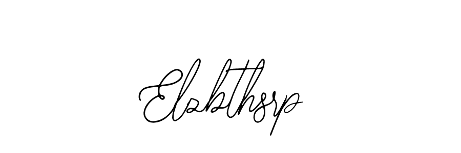 The best way (Bearetta-2O07w) to make a short signature is to pick only two or three words in your name. The name Elzbthsrp include a total of six letters. For converting this name. Elzbthsrp signature style 12 images and pictures png