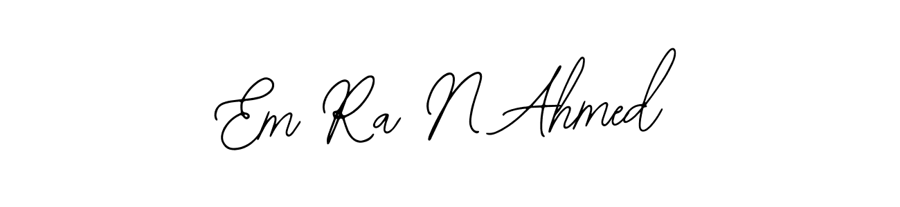 How to Draw Em Ra N Ahmed signature style? Bearetta-2O07w is a latest design signature styles for name Em Ra N Ahmed. Em Ra N Ahmed signature style 12 images and pictures png