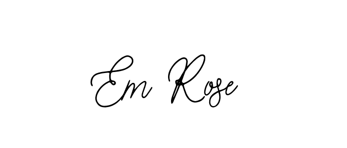 Make a short Em Rose signature style. Manage your documents anywhere anytime using Bearetta-2O07w. Create and add eSignatures, submit forms, share and send files easily. Em Rose signature style 12 images and pictures png