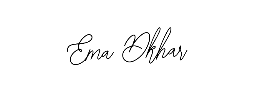 This is the best signature style for the Ema Dkhar name. Also you like these signature font (Bearetta-2O07w). Mix name signature. Ema Dkhar signature style 12 images and pictures png