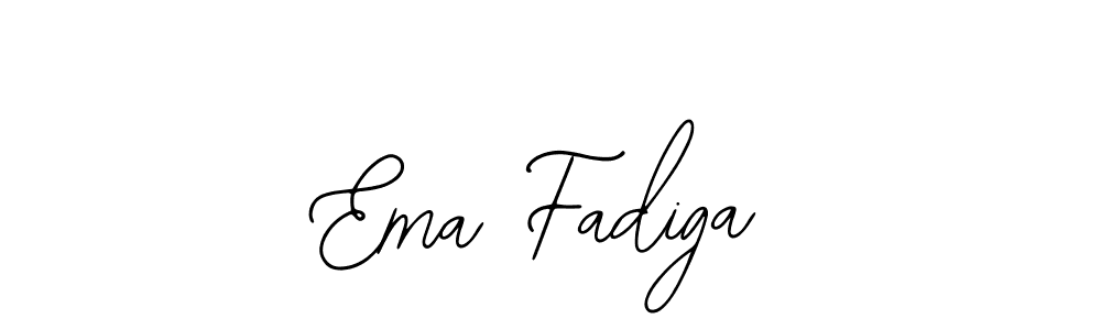 Design your own signature with our free online signature maker. With this signature software, you can create a handwritten (Bearetta-2O07w) signature for name Ema Fadiga. Ema Fadiga signature style 12 images and pictures png