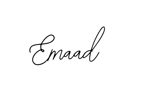 Create a beautiful signature design for name Emaad. With this signature (Bearetta-2O07w) fonts, you can make a handwritten signature for free. Emaad signature style 12 images and pictures png