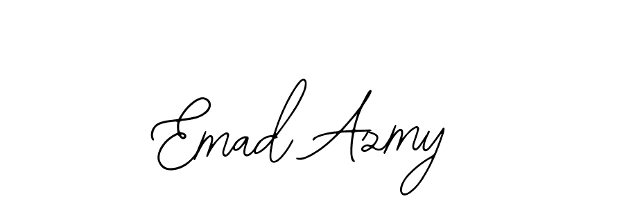 Similarly Bearetta-2O07w is the best handwritten signature design. Signature creator online .You can use it as an online autograph creator for name Emad Azmy. Emad Azmy signature style 12 images and pictures png