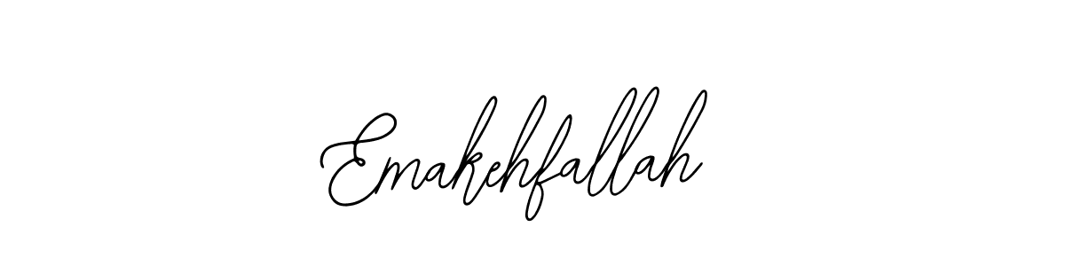 The best way (Bearetta-2O07w) to make a short signature is to pick only two or three words in your name. The name Emakehfallah include a total of six letters. For converting this name. Emakehfallah signature style 12 images and pictures png