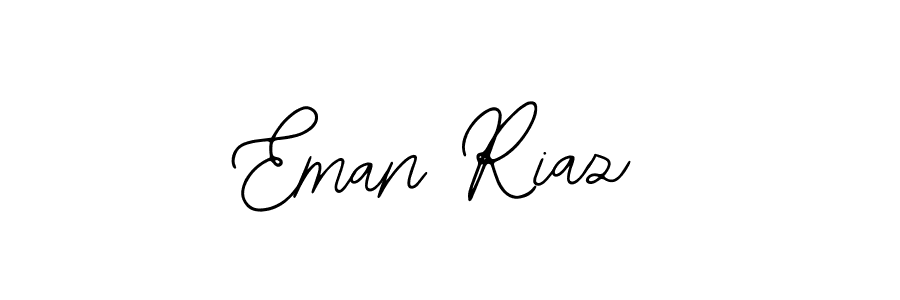 How to make Eman Riaz name signature. Use Bearetta-2O07w style for creating short signs online. This is the latest handwritten sign. Eman Riaz signature style 12 images and pictures png