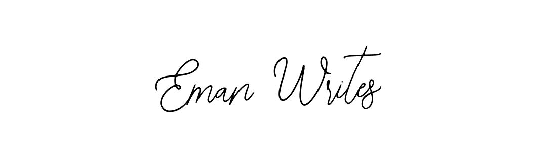 Use a signature maker to create a handwritten signature online. With this signature software, you can design (Bearetta-2O07w) your own signature for name Eman Writes. Eman Writes signature style 12 images and pictures png