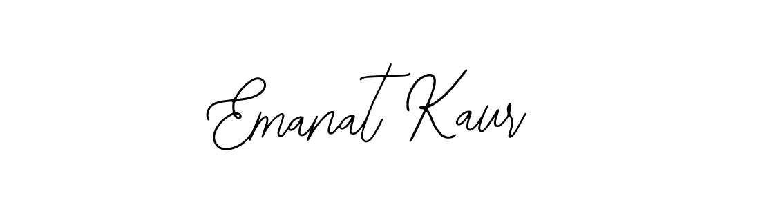 Similarly Bearetta-2O07w is the best handwritten signature design. Signature creator online .You can use it as an online autograph creator for name Emanat Kaur. Emanat Kaur signature style 12 images and pictures png