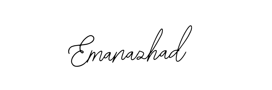 Design your own signature with our free online signature maker. With this signature software, you can create a handwritten (Bearetta-2O07w) signature for name Emanazhad. Emanazhad signature style 12 images and pictures png