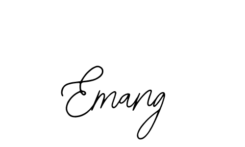 Design your own signature with our free online signature maker. With this signature software, you can create a handwritten (Bearetta-2O07w) signature for name Emang. Emang signature style 12 images and pictures png