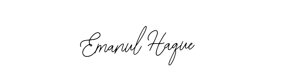 Once you've used our free online signature maker to create your best signature Bearetta-2O07w style, it's time to enjoy all of the benefits that Emanul Haque name signing documents. Emanul Haque signature style 12 images and pictures png