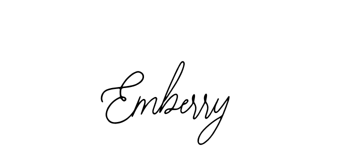 if you are searching for the best signature style for your name Emberry. so please give up your signature search. here we have designed multiple signature styles  using Bearetta-2O07w. Emberry signature style 12 images and pictures png