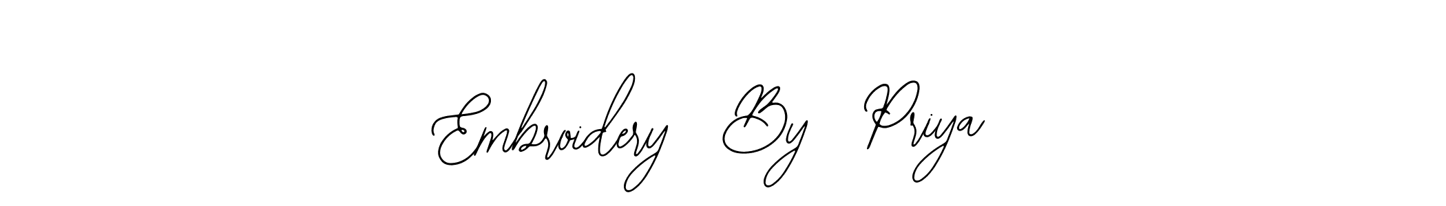 Here are the top 10 professional signature styles for the name Embroidery  By  Priya. These are the best autograph styles you can use for your name. Embroidery  By  Priya signature style 12 images and pictures png