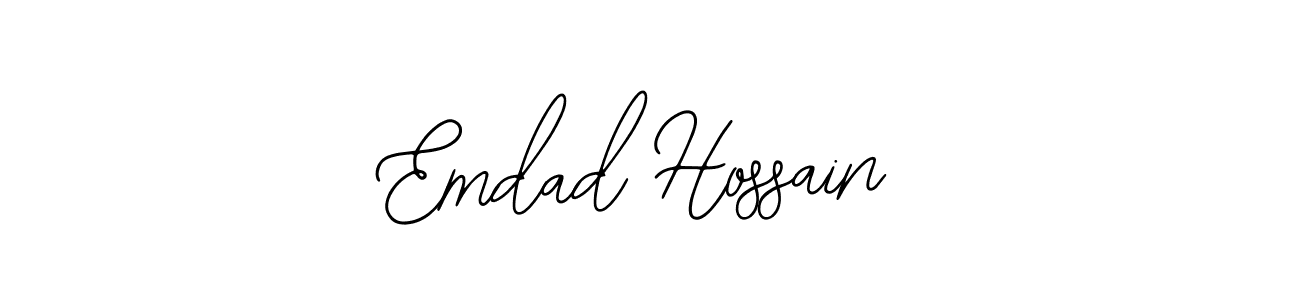 Create a beautiful signature design for name Emdad Hossain. With this signature (Bearetta-2O07w) fonts, you can make a handwritten signature for free. Emdad Hossain signature style 12 images and pictures png