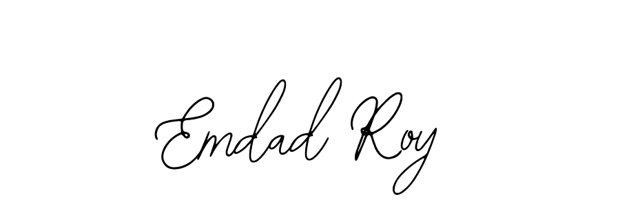 if you are searching for the best signature style for your name Emdad Roy. so please give up your signature search. here we have designed multiple signature styles  using Bearetta-2O07w. Emdad Roy signature style 12 images and pictures png