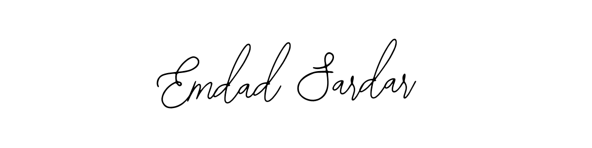 Make a beautiful signature design for name Emdad Sardar. With this signature (Bearetta-2O07w) style, you can create a handwritten signature for free. Emdad Sardar signature style 12 images and pictures png