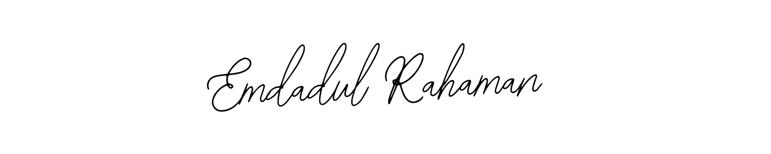 Also You can easily find your signature by using the search form. We will create Emdadul Rahaman name handwritten signature images for you free of cost using Bearetta-2O07w sign style. Emdadul Rahaman signature style 12 images and pictures png