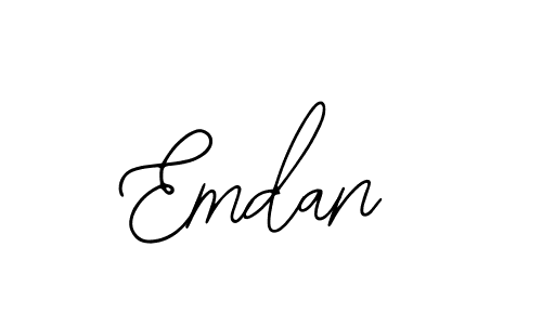 How to make Emdan signature? Bearetta-2O07w is a professional autograph style. Create handwritten signature for Emdan name. Emdan signature style 12 images and pictures png