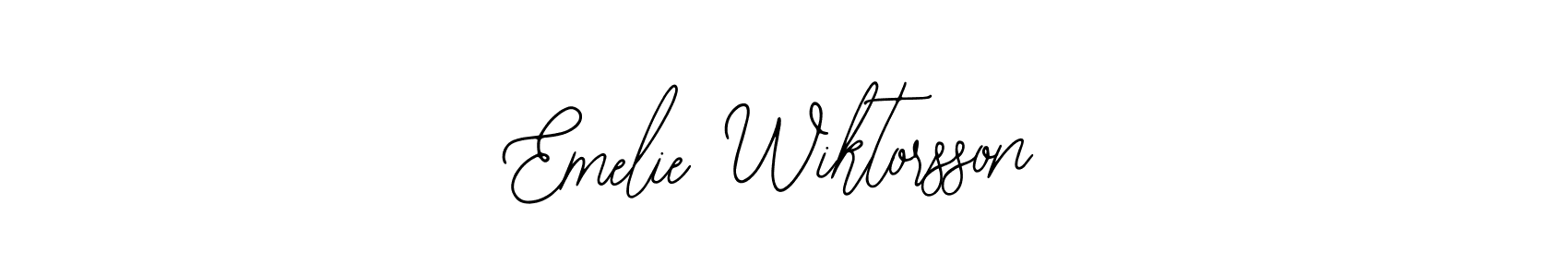 Emelie Wiktorsson stylish signature style. Best Handwritten Sign (Bearetta-2O07w) for my name. Handwritten Signature Collection Ideas for my name Emelie Wiktorsson. Emelie Wiktorsson signature style 12 images and pictures png