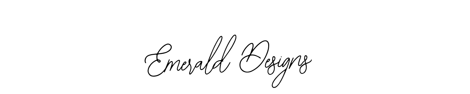 You should practise on your own different ways (Bearetta-2O07w) to write your name (Emerald Designs) in signature. don't let someone else do it for you. Emerald Designs signature style 12 images and pictures png