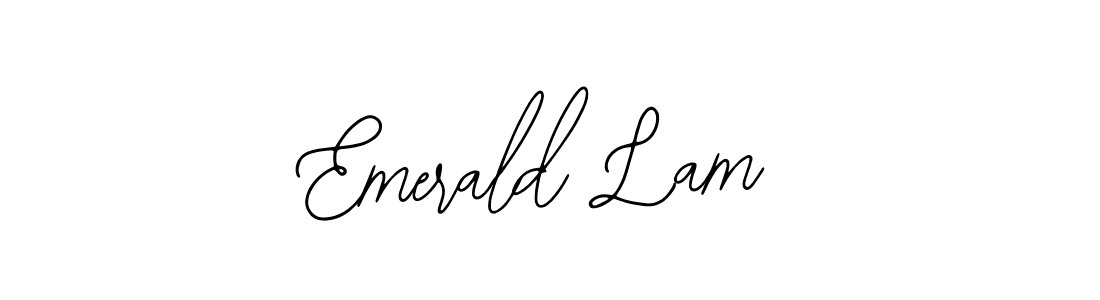 How to make Emerald Lam signature? Bearetta-2O07w is a professional autograph style. Create handwritten signature for Emerald Lam name. Emerald Lam signature style 12 images and pictures png