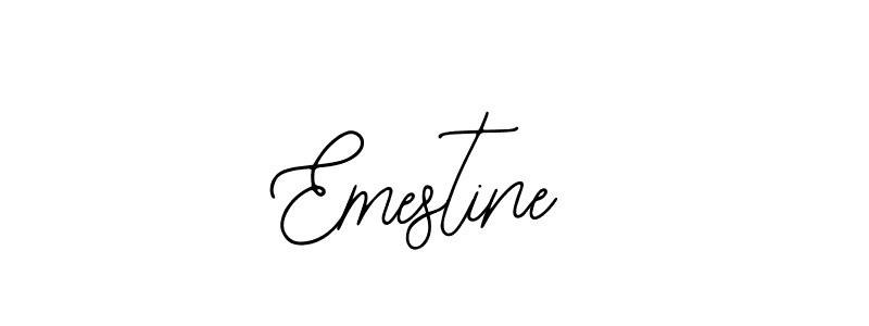 How to make Emestine name signature. Use Bearetta-2O07w style for creating short signs online. This is the latest handwritten sign. Emestine signature style 12 images and pictures png