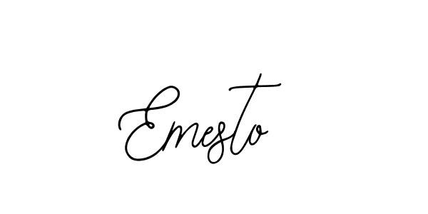 Emesto stylish signature style. Best Handwritten Sign (Bearetta-2O07w) for my name. Handwritten Signature Collection Ideas for my name Emesto. Emesto signature style 12 images and pictures png