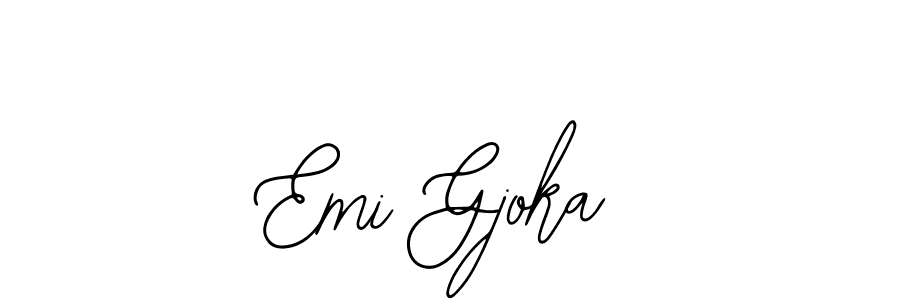 This is the best signature style for the Emi Gjoka name. Also you like these signature font (Bearetta-2O07w). Mix name signature. Emi Gjoka signature style 12 images and pictures png