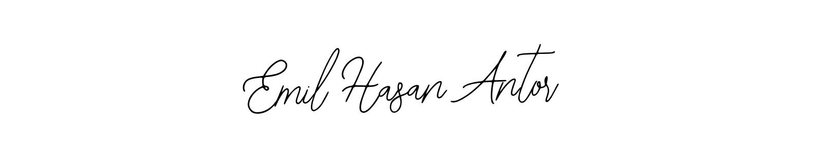 Bearetta-2O07w is a professional signature style that is perfect for those who want to add a touch of class to their signature. It is also a great choice for those who want to make their signature more unique. Get Emil Hasan Antor name to fancy signature for free. Emil Hasan Antor signature style 12 images and pictures png