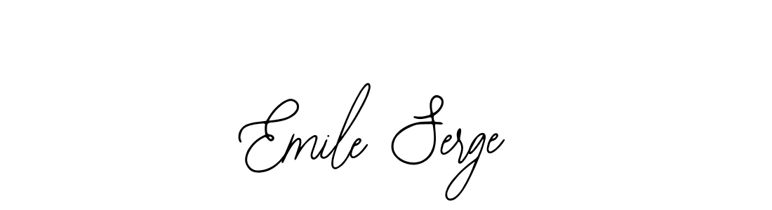 How to make Emile Serge signature? Bearetta-2O07w is a professional autograph style. Create handwritten signature for Emile Serge name. Emile Serge signature style 12 images and pictures png