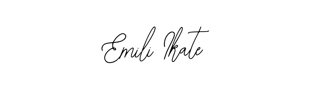 How to make Emili Ikate signature? Bearetta-2O07w is a professional autograph style. Create handwritten signature for Emili Ikate name. Emili Ikate signature style 12 images and pictures png
