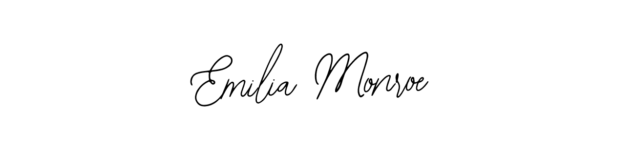 Use a signature maker to create a handwritten signature online. With this signature software, you can design (Bearetta-2O07w) your own signature for name Emilia Monroe. Emilia Monroe signature style 12 images and pictures png