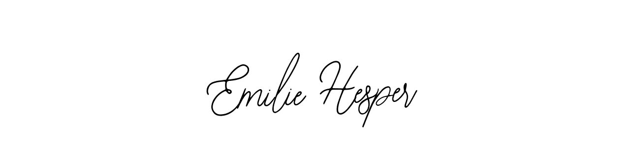 It looks lik you need a new signature style for name Emilie Hesper. Design unique handwritten (Bearetta-2O07w) signature with our free signature maker in just a few clicks. Emilie Hesper signature style 12 images and pictures png