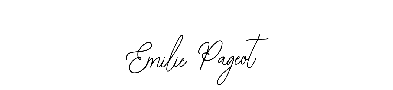 Create a beautiful signature design for name Emilie Pageot. With this signature (Bearetta-2O07w) fonts, you can make a handwritten signature for free. Emilie Pageot signature style 12 images and pictures png