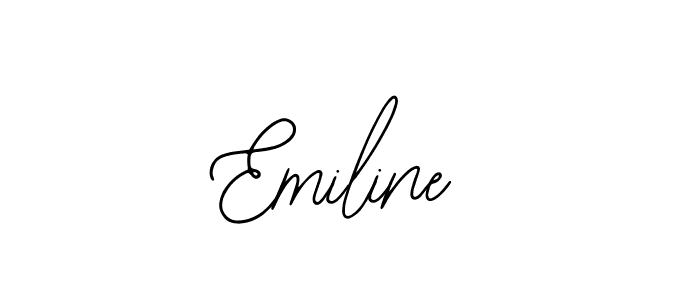 How to make Emiline signature? Bearetta-2O07w is a professional autograph style. Create handwritten signature for Emiline name. Emiline signature style 12 images and pictures png