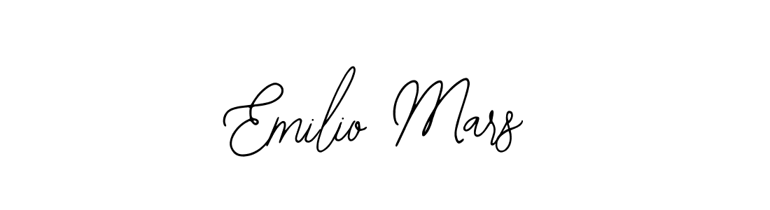 The best way (Bearetta-2O07w) to make a short signature is to pick only two or three words in your name. The name Emilio Mars include a total of six letters. For converting this name. Emilio Mars signature style 12 images and pictures png