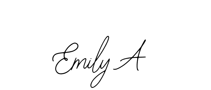 This is the best signature style for the Emily A name. Also you like these signature font (Bearetta-2O07w). Mix name signature. Emily A signature style 12 images and pictures png