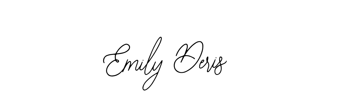 Bearetta-2O07w is a professional signature style that is perfect for those who want to add a touch of class to their signature. It is also a great choice for those who want to make their signature more unique. Get Emily Deris name to fancy signature for free. Emily Deris signature style 12 images and pictures png