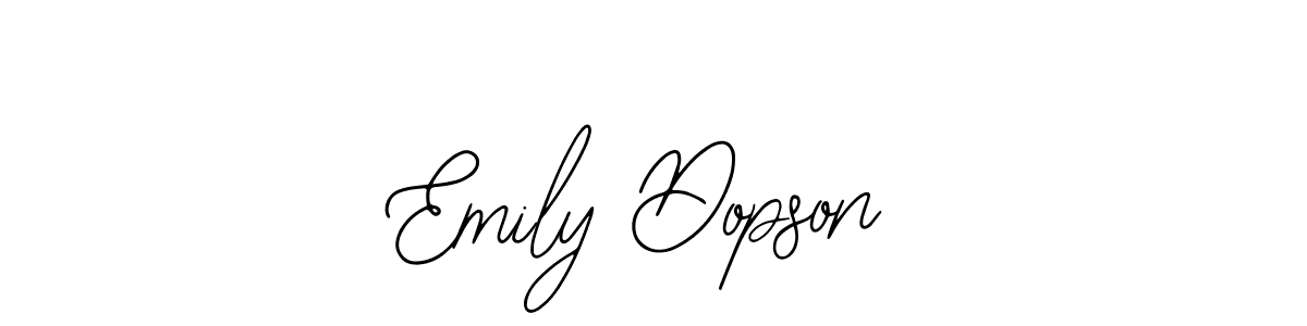 Use a signature maker to create a handwritten signature online. With this signature software, you can design (Bearetta-2O07w) your own signature for name Emily Dopson. Emily Dopson signature style 12 images and pictures png