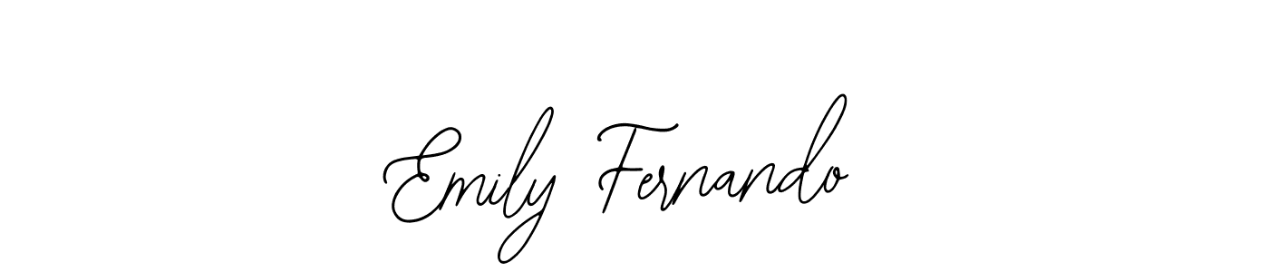 Make a beautiful signature design for name Emily Fernando. Use this online signature maker to create a handwritten signature for free. Emily Fernando signature style 12 images and pictures png