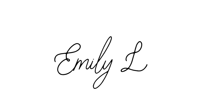 Make a beautiful signature design for name Emily L. With this signature (Bearetta-2O07w) style, you can create a handwritten signature for free. Emily L signature style 12 images and pictures png