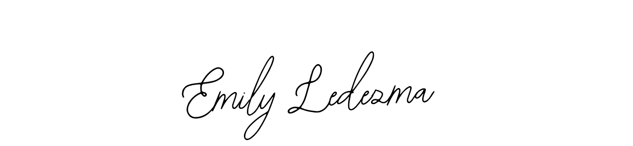 Bearetta-2O07w is a professional signature style that is perfect for those who want to add a touch of class to their signature. It is also a great choice for those who want to make their signature more unique. Get Emily Ledezma name to fancy signature for free. Emily Ledezma signature style 12 images and pictures png