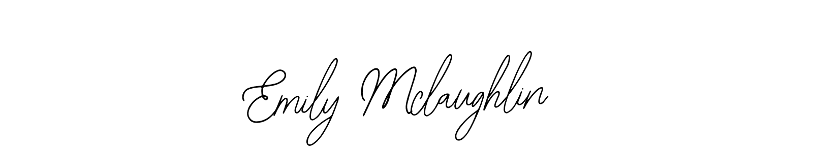 How to make Emily Mclaughlin name signature. Use Bearetta-2O07w style for creating short signs online. This is the latest handwritten sign. Emily Mclaughlin signature style 12 images and pictures png