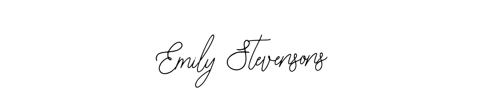 You should practise on your own different ways (Bearetta-2O07w) to write your name (Emily Stevensons) in signature. don't let someone else do it for you. Emily Stevensons signature style 12 images and pictures png
