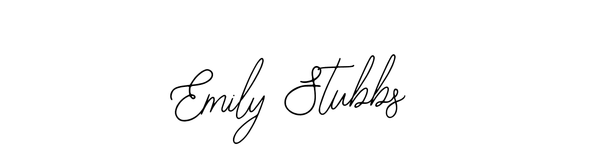 Use a signature maker to create a handwritten signature online. With this signature software, you can design (Bearetta-2O07w) your own signature for name Emily Stubbs. Emily Stubbs signature style 12 images and pictures png