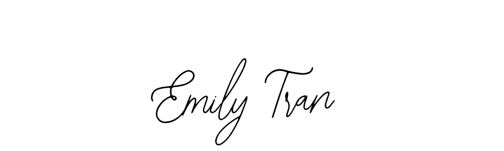 Bearetta-2O07w is a professional signature style that is perfect for those who want to add a touch of class to their signature. It is also a great choice for those who want to make their signature more unique. Get Emily Tran name to fancy signature for free. Emily Tran signature style 12 images and pictures png