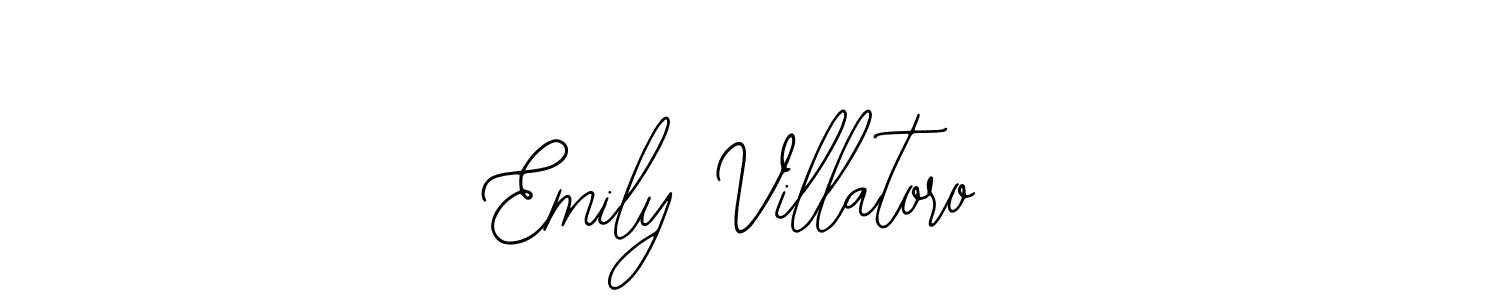 Emily Villatoro stylish signature style. Best Handwritten Sign (Bearetta-2O07w) for my name. Handwritten Signature Collection Ideas for my name Emily Villatoro. Emily Villatoro signature style 12 images and pictures png