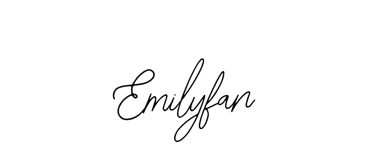 Emilyfan stylish signature style. Best Handwritten Sign (Bearetta-2O07w) for my name. Handwritten Signature Collection Ideas for my name Emilyfan. Emilyfan signature style 12 images and pictures png